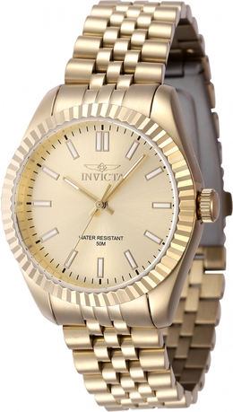 Invicta 47507 Ladies Quartz Watch Gold Dial