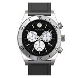 Movado Sport Chronograph Quartz Black Dial Mens Watch Model 607992