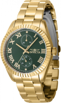 Invicta Specialty GMT Quartz Green Dial Ladies Watch - Model No. 47444