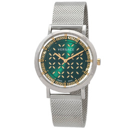 Versace New Generation Quartz Green Dial Ladies Watch ve3m01123