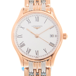 Longines Elegant Quartz White Dial Ladies Watch l4.259.1.11.7