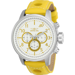 Invicta S1 Rally Chronograph GMT Quartz White Dial Mens Watch, Model 24081