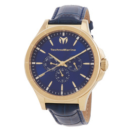 Technomarine MoonSun Date-Day Quartz Blue Dial Mens Watch TM-822030