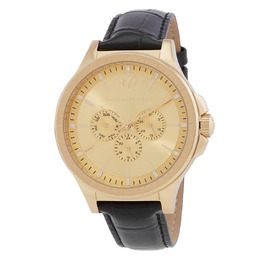 Technomarine MoonSun Date-Day Quartz Mens Watch Gold Dial tm-822031