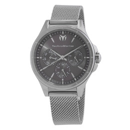 Technomarine tm-822048 MoonSun Date-Day Quartz Ladies Watch Charcoal Dial