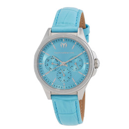 Technomarine tm-822057 MoonSun Date-DayQuartz Light Blue Dial Ladies Watch