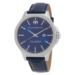Technomarine MoonSun Date Quartz Blue Dial Mens Watch TM-822012