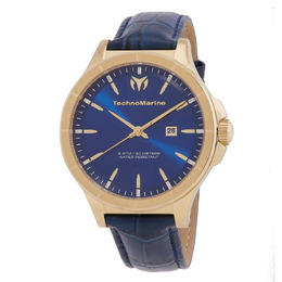 Technomarine MoonSun Date Quartz Blue Dial Mens Watch TM-822015