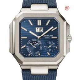 Patek Philippe Cubitus Grand Date World Time GMT Automatic Moon Phase Day-Night Mens Watch 5822P-001