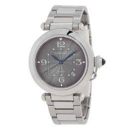 Cartier Pasha De Cartier Automatic Grey Dial Mens Watch wspa0026
