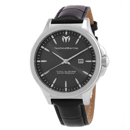 TM-822011 Technomarine MoonSun Date Quartz Charcoal Dial Mens Watch