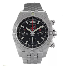 Pre-owned Breitling Chronomat Blackbird A44360 Mens Automatic Chronograph Watch