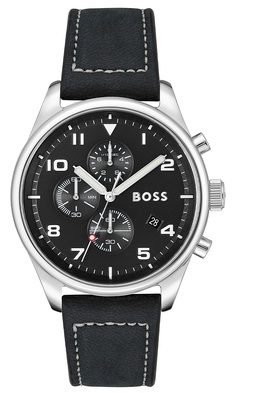 Hugo Boss View Black Dial Mens Watch 1513987