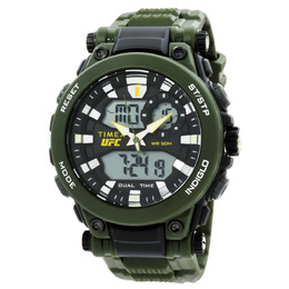 Timex TW5M52900 Mens Sport Watch Analog-Digital Black Dial with Alarm and Backlight