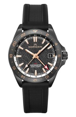 Часы Adventure Neverest GMT Glacier Black Norqain nnb1100bc1cg/bgl113/15br.18b