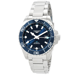 Longines Hydroconquest GMT Automatic Blue Dial Mens Watch - L3.790.4.96.6