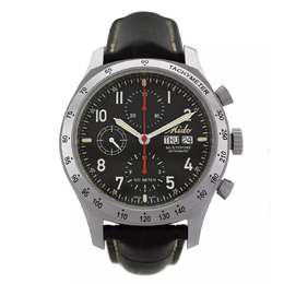 Pre-owned Mido Multifort Patagonia Chronograph Automatic Black Dial Mens Watch 8810A
