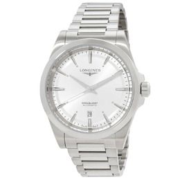Longines Conquest Automatic Silver Dial Mens Watch l3.830.4.72.6