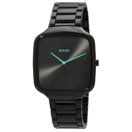 Rado True Square Thinline Quartz Black Dial Unisex Watch - Model r27054152