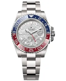 Rolex GMT Master II 18K White Gold Automatic Silver Dial Men's Watch M126719BLRO-0002