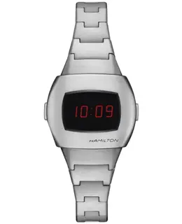 Hamilton PSR Digital Quartz American Classic Stainless Steel Women's Watch Model H52304130