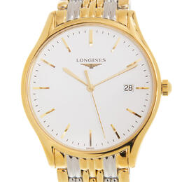 Longines Lyre Quartz White Dial Mens Watch l4.859.2.12.7