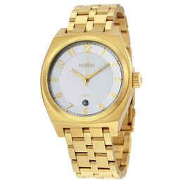 Nixon Monopoly Mens Watch A3251219, Champagne Gold Stainless Steel Case and Bracelet