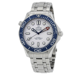 Omega Seamaster 42mm 'Americas Cup' Automatic Chronometer White Dial Mens Watch (Model No. 21030422004002)