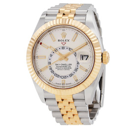 Rolex Sky-Dweller White Dial Mens Watch Model 336933-0006