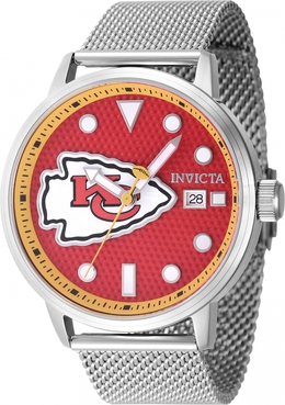 Invicta Nfl Kansas City Chiefs 47977 Mens Quartz Red Dial Watch