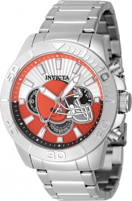 47951 Invicta NFL Cleveland Browns Chronograph GMT Men's Watch