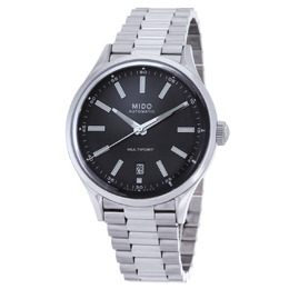 Mido Multifort Patrimony Powerwind Automatic Anthracite Dial Mens Watch M0404071106100