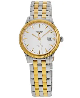 L43743227 Longines Flagship Automatic Two Tone White Dial Women's Watch