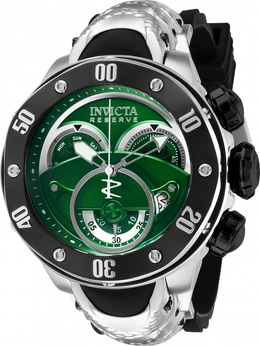 Men's Invicta Kraken Chronograph Quartz Green Dial Watch 36329