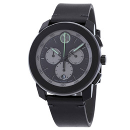 Movado TR90 Chronograph Quartz Black Dial Mens Watch - Model No. 3601092