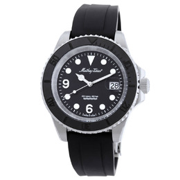 Mathey-Tissot Mathy Design Quartz Black Dial Mens Watch h909an
