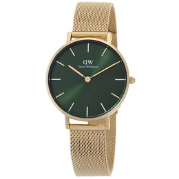 DW00100480 Daniel Wellington Petite Series Ladies Quartz Watch Green Dial