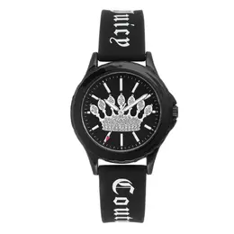 Juicy Couture jcjc1325bkbkac - Quartz Analog Black Metal & Silicone Watch