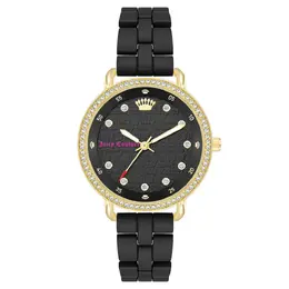 Juicy Couture jcjc1310gpbkac Analogical Quartz Metal Watch