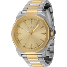 Invicta 46835 Speedway Mens Quartz Gold Dial Watch