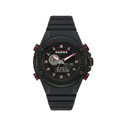 Guess Gugw0269g3ac Black Resin Analog/Digital Quartz Watch