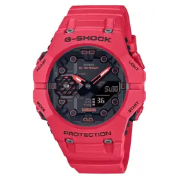 Casio Red Resin Watch cagab0014aerac - Quartz Analog/Digital Carbon Black Case