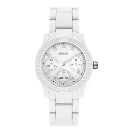 Guess White Rubber Watch - guw0944l1ac