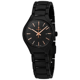 Rado True Automatic Black Dial Ladies Watch, model r27242162