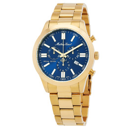 Mathey-Tissot Mathy I Jumbo Chrono Chronograph Quartz Blue Dial Mens Watch h455chpbu
