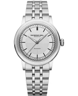 Raymond Weil Millesime Automatic Silver Dial Steel Women's Watch, Model 2125-ST-65001