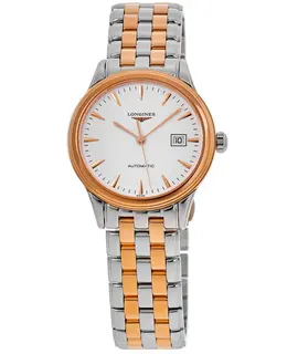 Longines Flagship Automatic 30mm White Dial Women's Watch Model L4.374.3.92.7