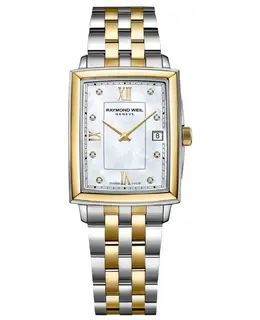 Raymond Weil Toccata Mother of Pearl Diamond Dial Two-Tone Steel Women's Watch 5925-stp-00995