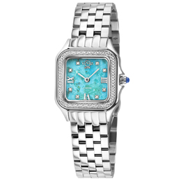 GV2 by Gevril Milan Diamond Blue Dial Ladies Watch - 121101B