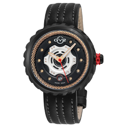 Gevril Motorcycle Black Dial Mens Watch 13204